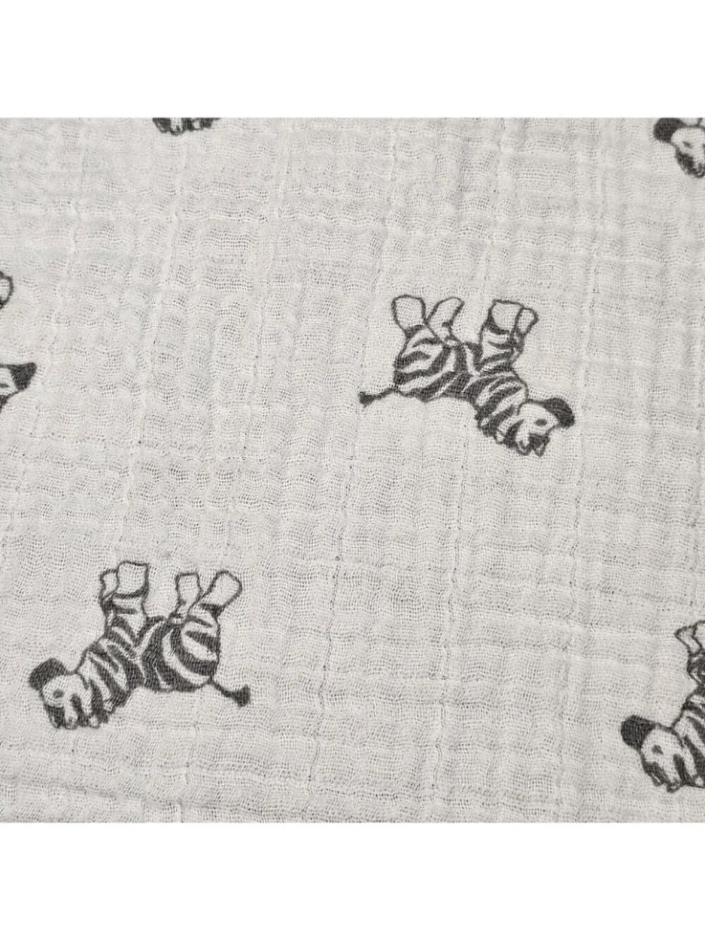 Amazing Baby Blanket Zebra Muslin Cotton Thin White Gray Swaddle‎ Unisex
